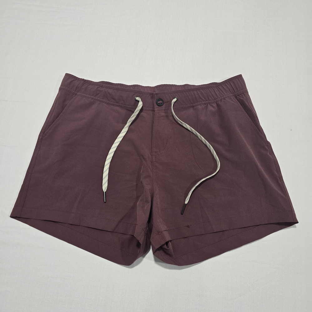 Iceburg Women's Burgundy Shorts With Side Pockets Size Large